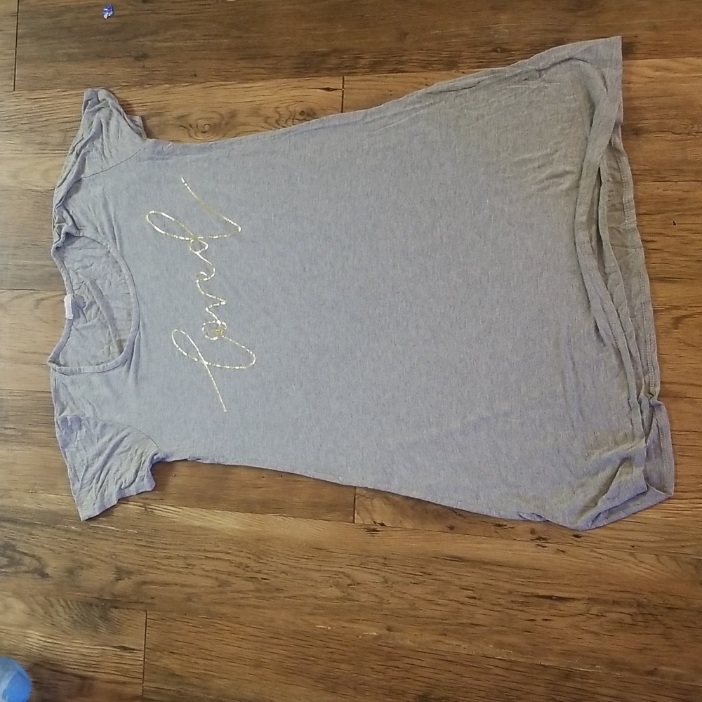 Grey "Loved" sleeping dress